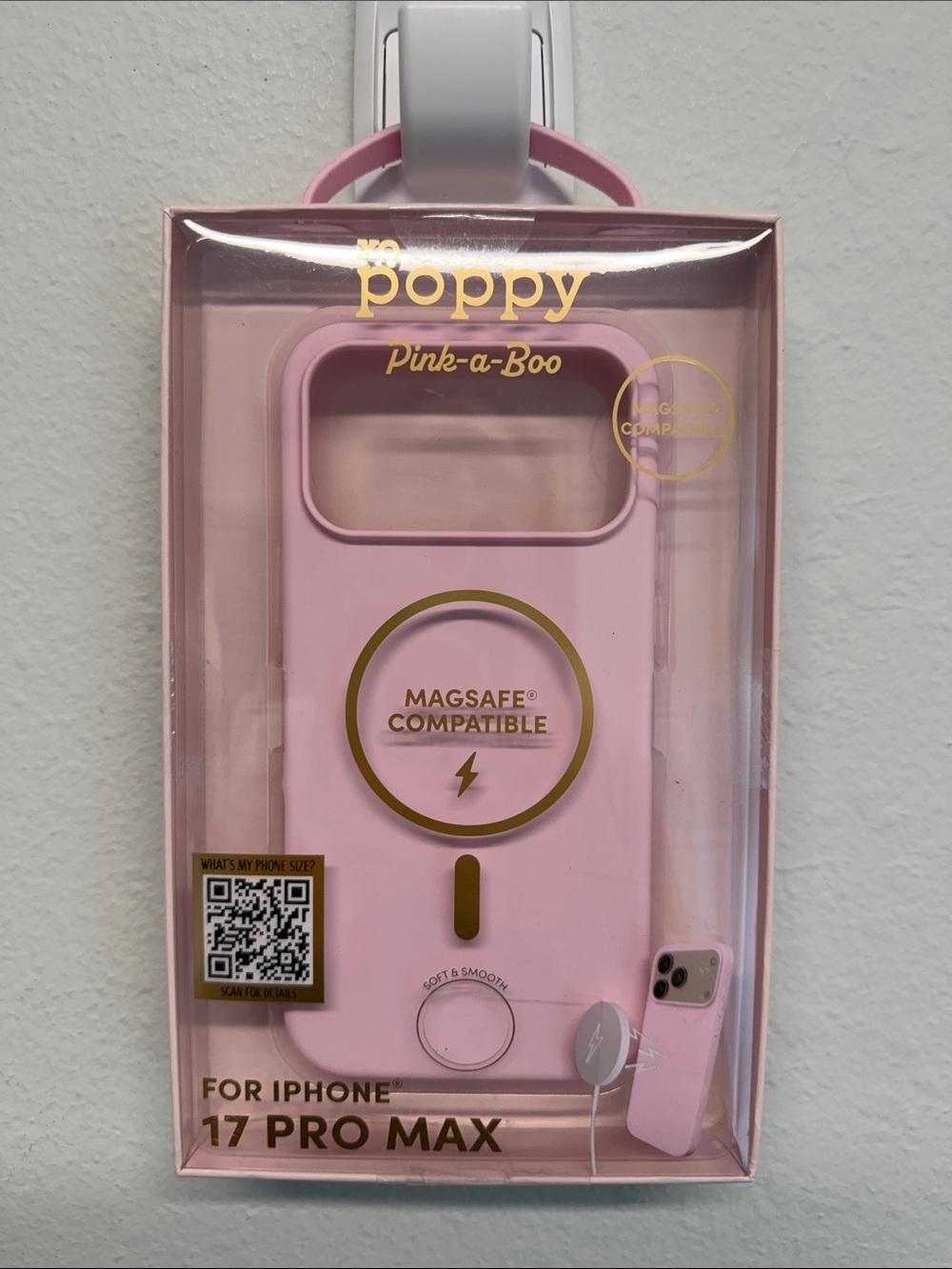 XO Poppy | “Pink-a-Boo” Pink iPhone 17 Pro Max MagSafe Case